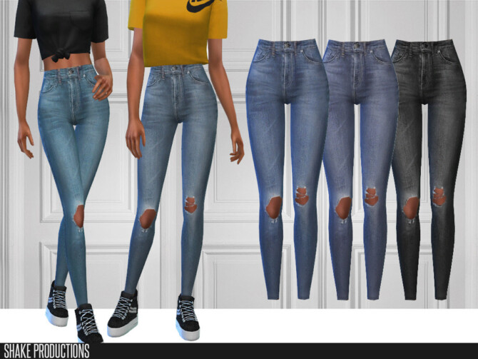 686 High waisted jeans by ShakeProductions at TSR