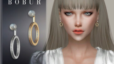 Earrings 49 by Bobur3 at TSR