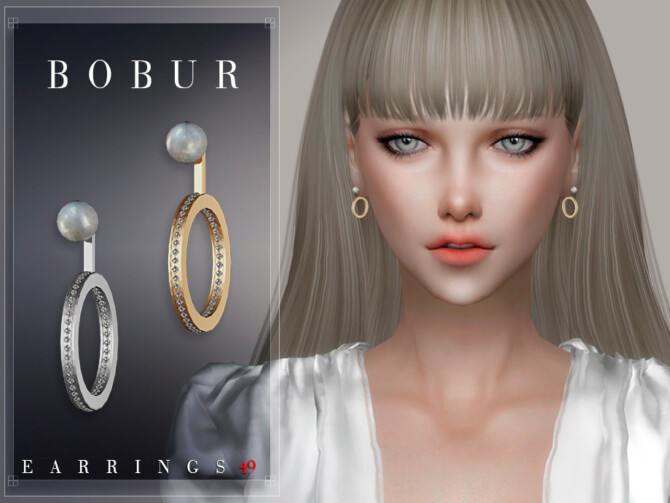 Earrings 49 by Bobur3 at TSR