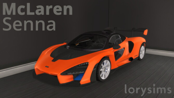 2019 McLaren Senna at LorySim