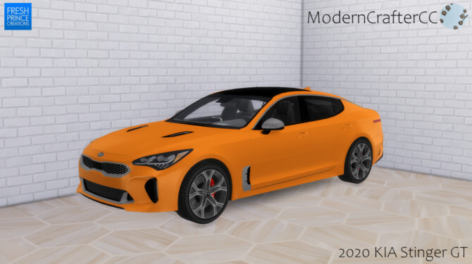 Cars: 2020 KIA Stinger GT – Modern Crafter CC.
Made by Fresh Prince Creations
Converted From the Sims 3
Polycount: 44448 (Midpoly)
9 Swatches