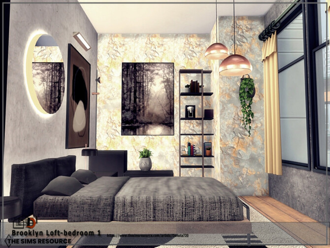 Exclusive bedroom 1 [Brooklyn Loft] by Danuta720 at TSR