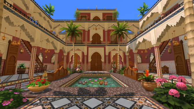 Qasr Hadiqat Al-Kabir (CC) by JasonRMJ at Mod The Sims 4