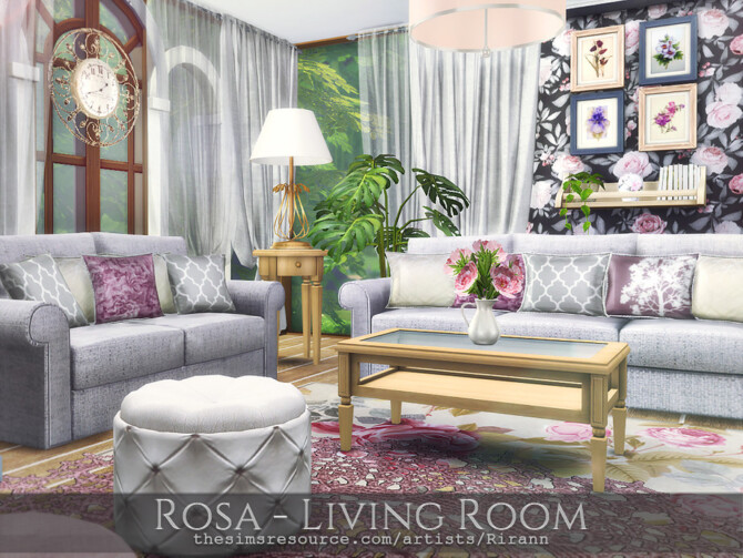 Rosa Living Room by Rirann at TSR
