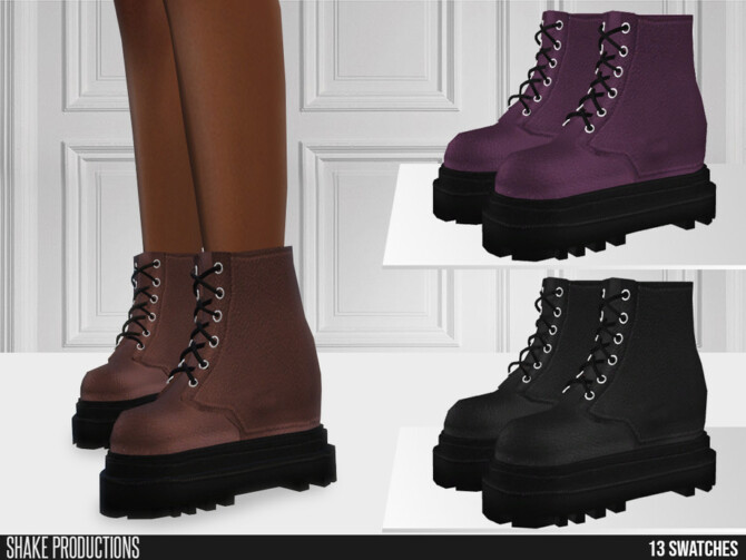 676 Leather Boots by ShakeProductions at TSR