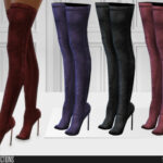 678 Leather High Heels by ShakeProductions at TSR