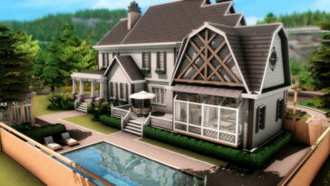 Country Familiar House by plumbobkingdom at Mod The Sims 4