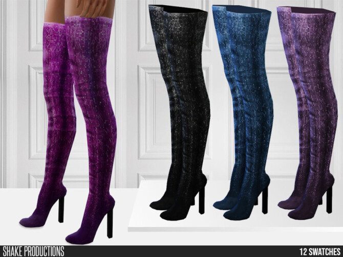 739 Glitter Boots by ShakeProductions at TSR