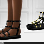 742 Studded Sandals by ShakeProductions at TSR