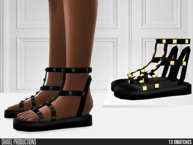 742 Studded Sandals by ShakeProductions at TSR