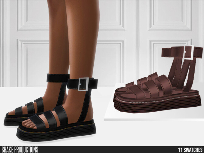 747 Platform Sandals by ShakeProductions at TSR