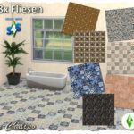 8x tile floors by Chalipo at All 4 Sims