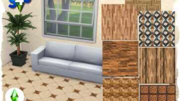 8x wooden floor by Oldbox at All 4 Sims