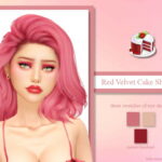 Red Velvet Cake Shadows by LadySimmer94 at TSR