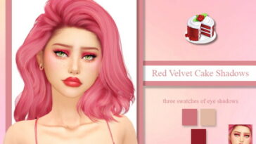 Red Velvet Cake Shadows by LadySimmer94 at TSR