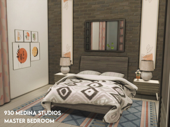 930 Medina Studios – Master Bedroom by xogerardine at TSR