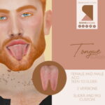 AU TONGUE N 001 at REDHEADSIMS