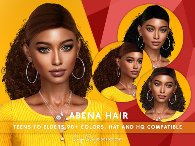 Abena Hair at Sonya Sims