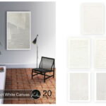 Abstract White Canvas at Ktasims