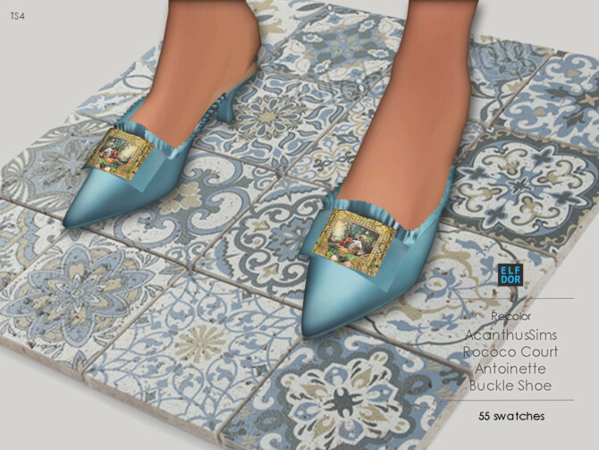 AcanthusSims Buckle Shoe RC at Elfdor Sims