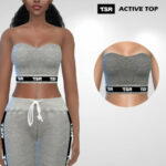 Active crop top by Puresim at TSR