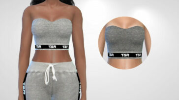 Active crop top by Puresim at TSR