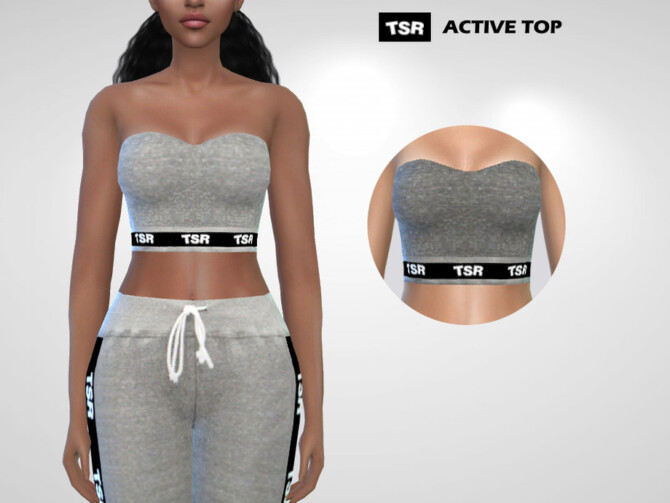 Active crop top by Puresim at TSR