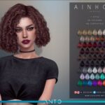 Ainhoa short curly hair by Anto at TSR