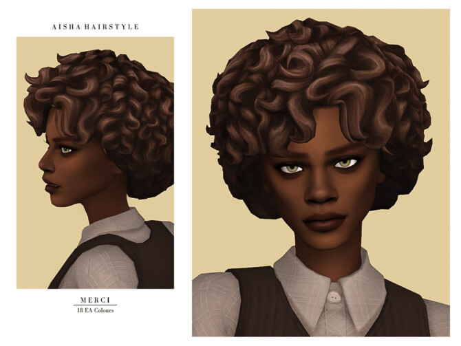 Aisha Hairstyle by Merci at TSR