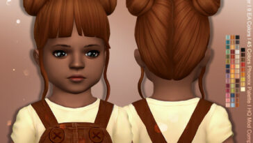 Alena Hair Toddler at MSQ Sims