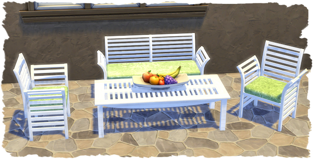 Amarillo garden set by Chalipo at All 4 Sims