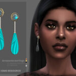 Amazonia earrings by sugar owl at TSR