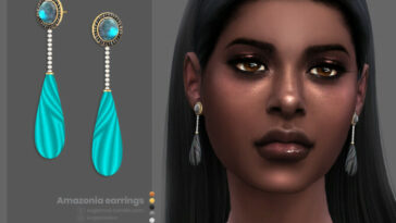 Amazonia earrings by sugar owl at TSR