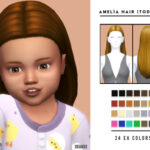 Amelia Hair [Toddler] by OranosTR at TSR