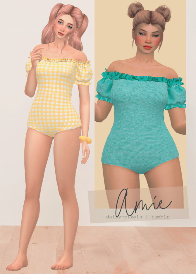 Amie Swimsuit at Daisy Pixels