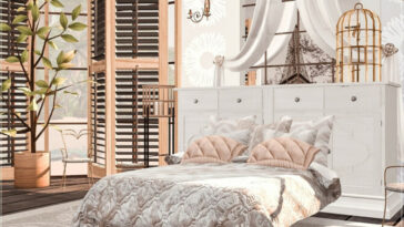 Anastasia Bedroom by Moniamay72 at TSR