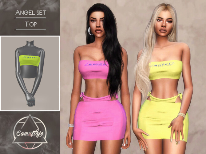 Angel Set Top by Camuflaje at TSR