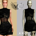 AngeliveD Collection Dress XIII by Viy Sims at TSR