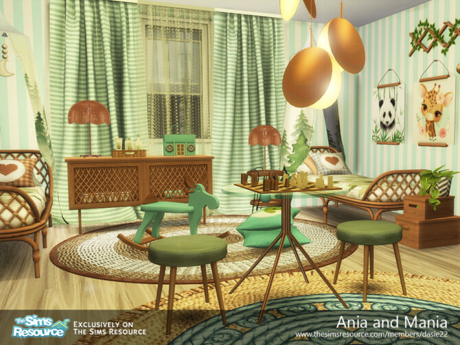 Ania and Mania bedroom by dasie2 at TSR