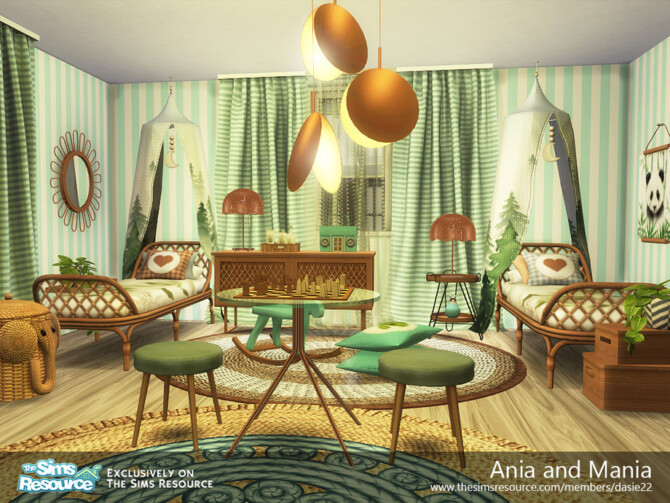 Ania and Mania bedroom by dasie2 at TSR