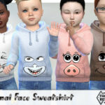 Animal Face Sweatshirt by Pelineldis at TSR