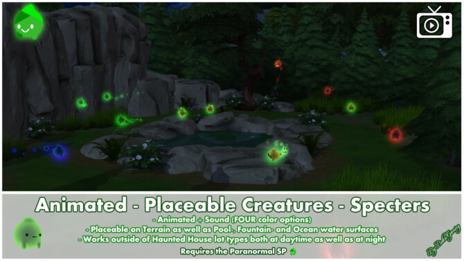 Animated Placeable Creatures Specters by Bakie at Mod