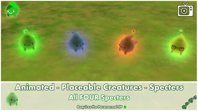 Animated Placeable Creatures Specters by Bakie at Mod