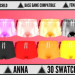 Anna Shorts at Clarity Sims