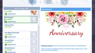 Anniversary event at Kiara’s Sims 4 Blog