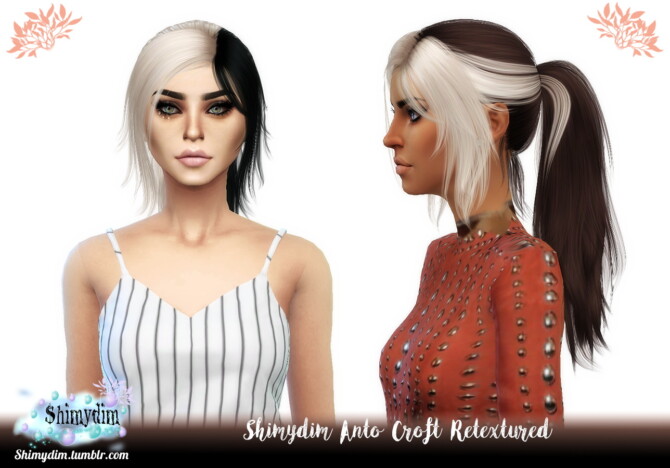 Anto Croft Hair Retexture at Shimydim Sims