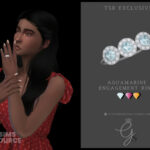 Aquamarine Engagement Ring by Glitterberryfly at TSR