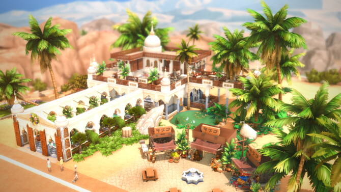 Arabiadorable Tea and Bathhouse by bradybrad7 at Mod The Sims 
