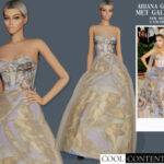 Ariana Grande’s Met Gala Gown by sims2fanbg at TSR