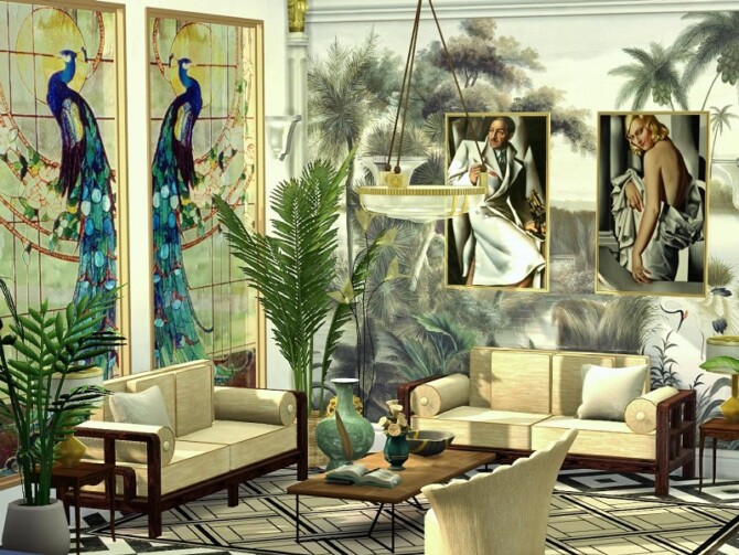 Art Deco Living Room by Flubs79 at TSR